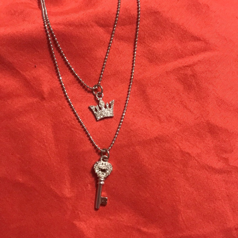 Crown and key necklace!